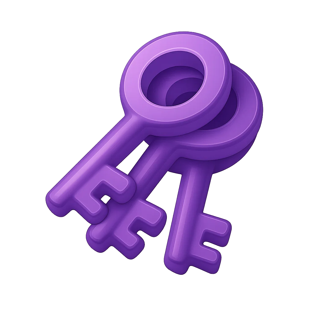 Keys for cases with privileges (3)